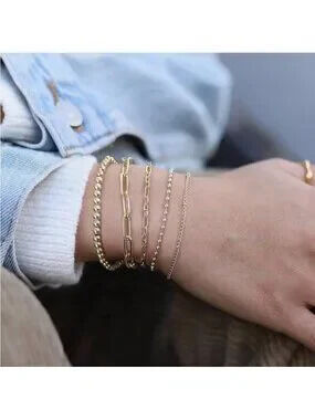 New! Gold Bracelet Stack Set (1058) NWOT